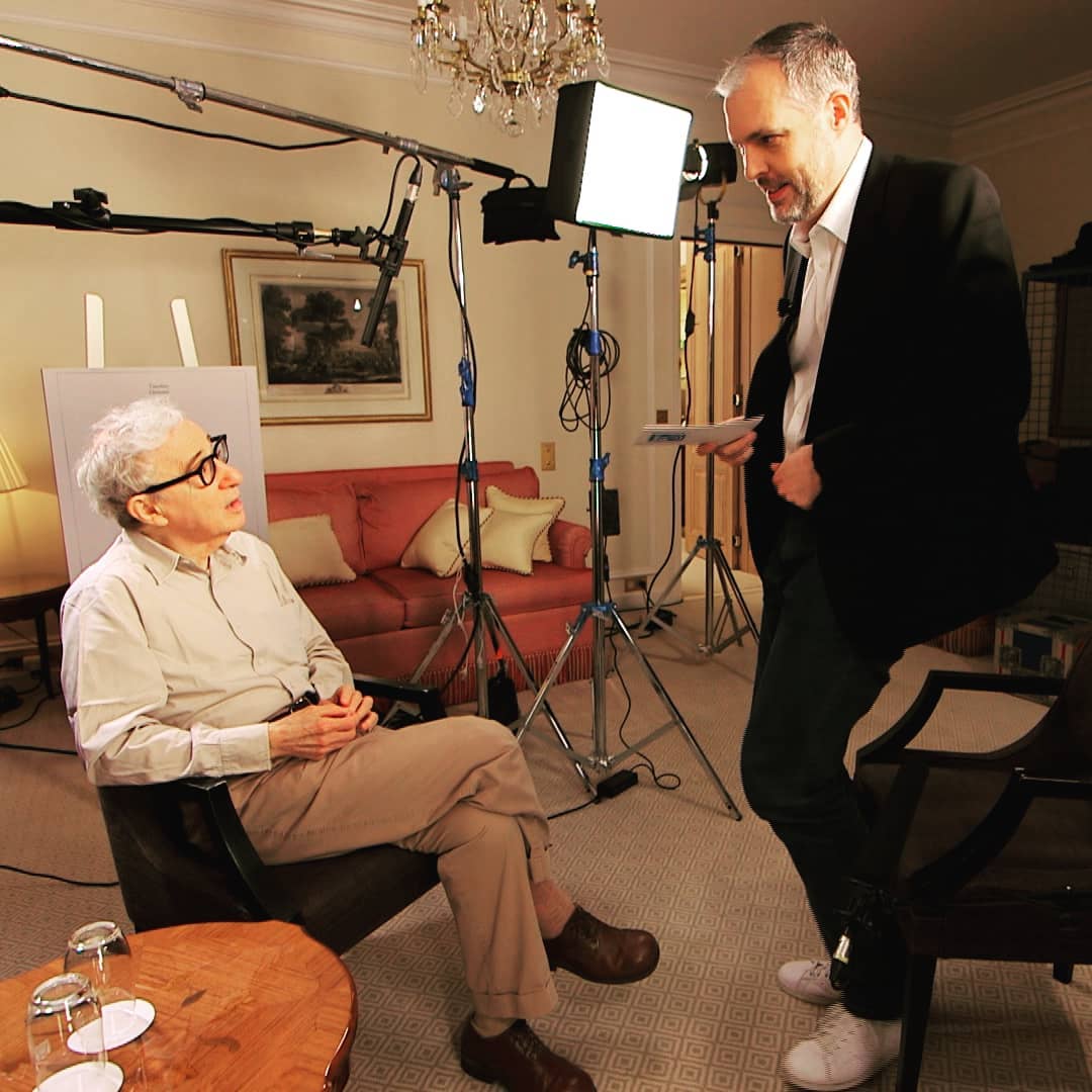 Photo Vincent Roux avec Woody Allen