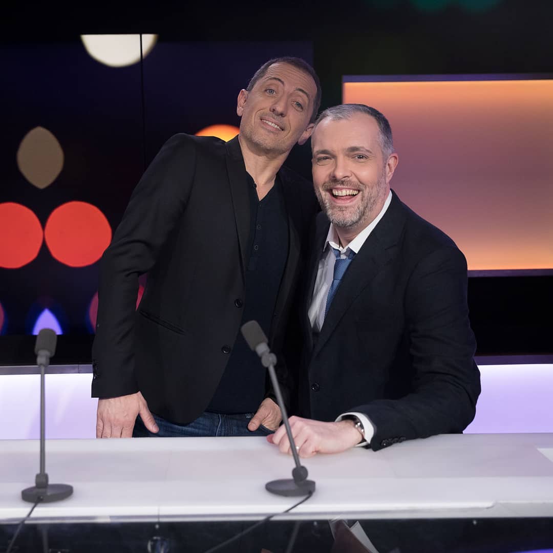 Photo Vincent Roux avec Gad Elmaleh